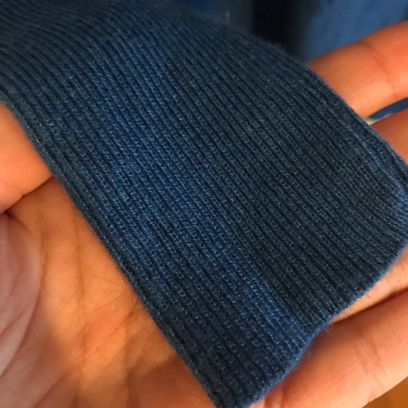 SOLD -MERONA Deep Sky Blue Open Cardigan Sz XS - Picture 4 of 4